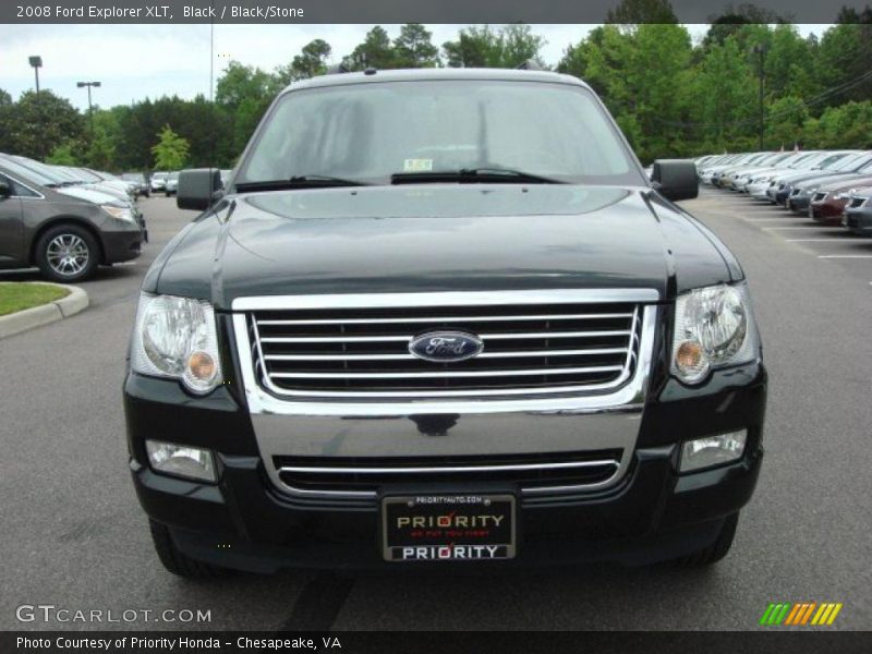Black / Black/Stone 2008 Ford Explorer XLT