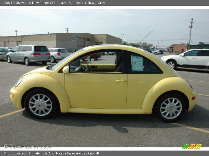 Sunflower Yellow / Gray 2004 Volkswagen New Beetle GLS Coupe