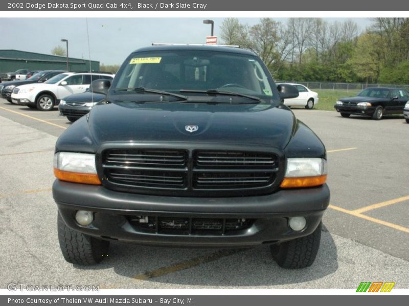 Black / Dark Slate Gray 2002 Dodge Dakota Sport Quad Cab 4x4
