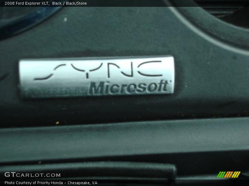 Black / Black/Stone 2008 Ford Explorer XLT