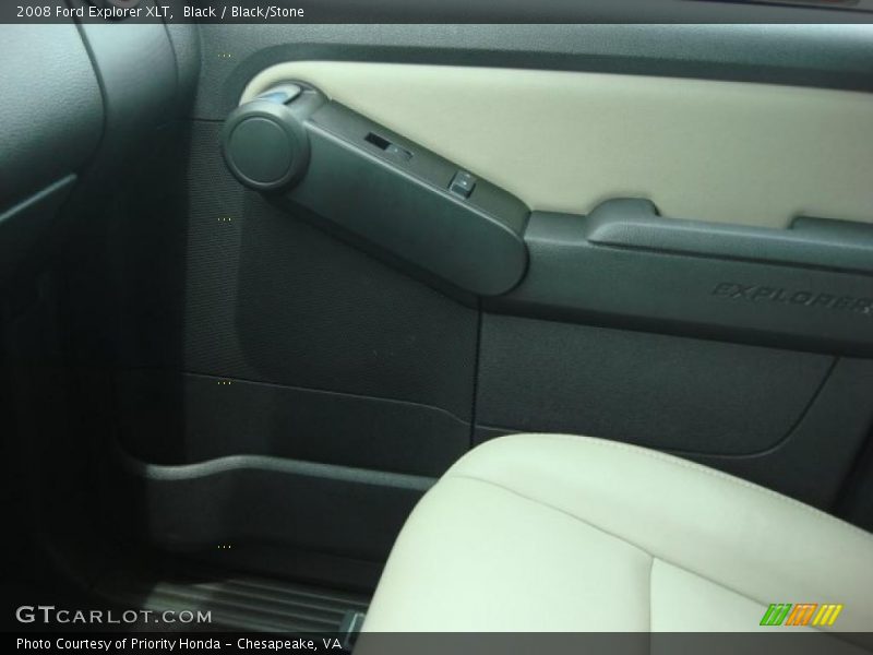 Black / Black/Stone 2008 Ford Explorer XLT