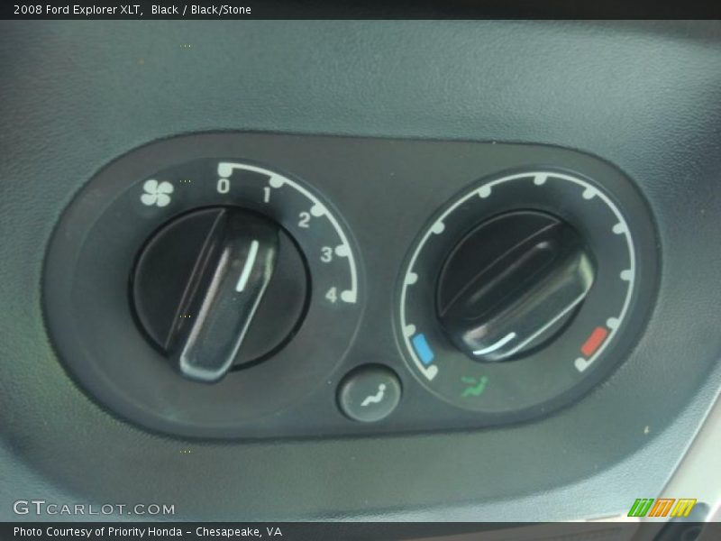 Black / Black/Stone 2008 Ford Explorer XLT