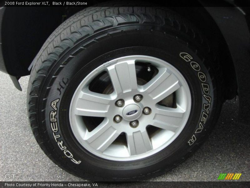 Black / Black/Stone 2008 Ford Explorer XLT
