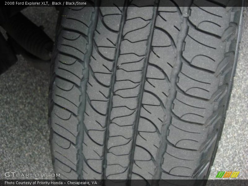 Black / Black/Stone 2008 Ford Explorer XLT