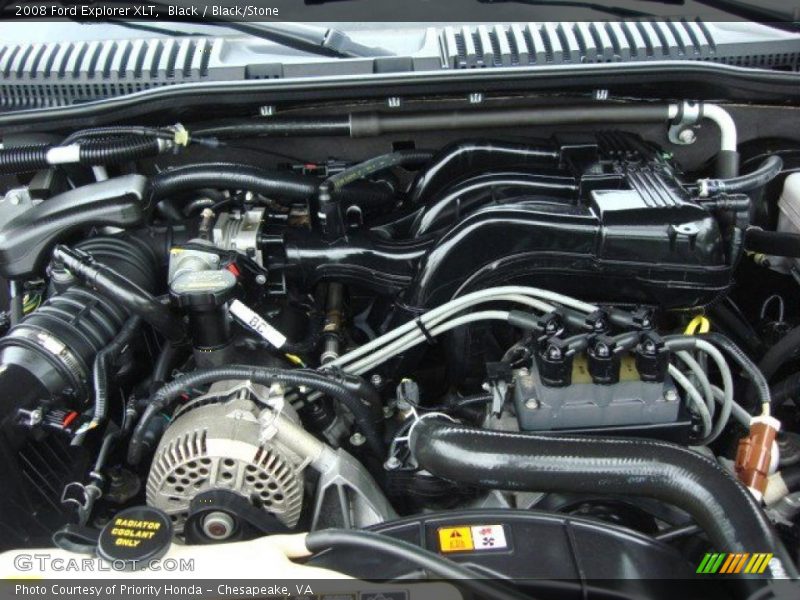 Black / Black/Stone 2008 Ford Explorer XLT