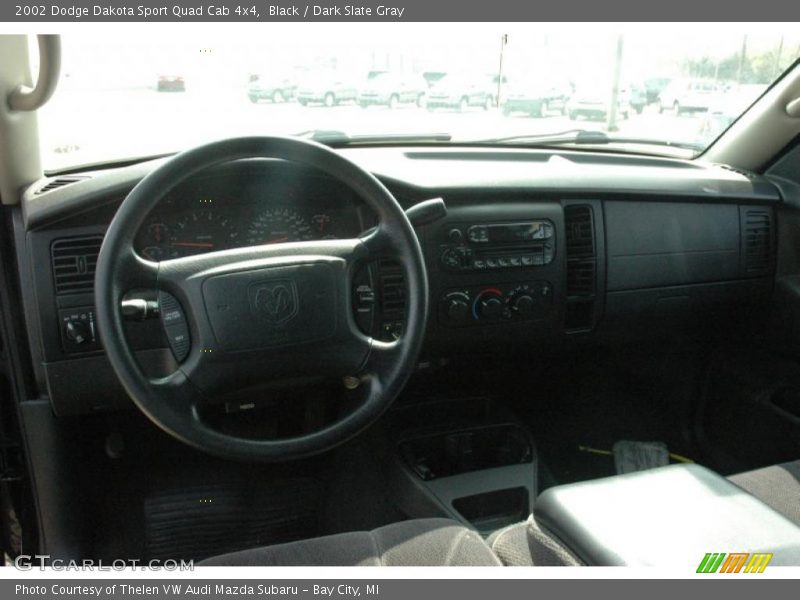 Black / Dark Slate Gray 2002 Dodge Dakota Sport Quad Cab 4x4