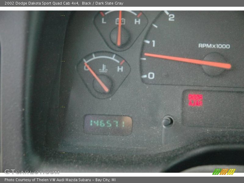 Black / Dark Slate Gray 2002 Dodge Dakota Sport Quad Cab 4x4