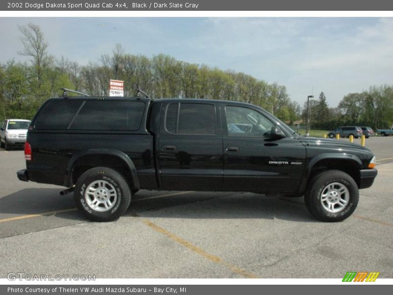 Black / Dark Slate Gray 2002 Dodge Dakota Sport Quad Cab 4x4