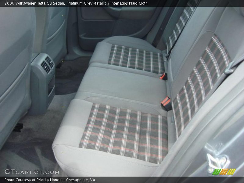 Platinum Grey Metallic / Interlagos Plaid Cloth 2006 Volkswagen Jetta GLI Sedan