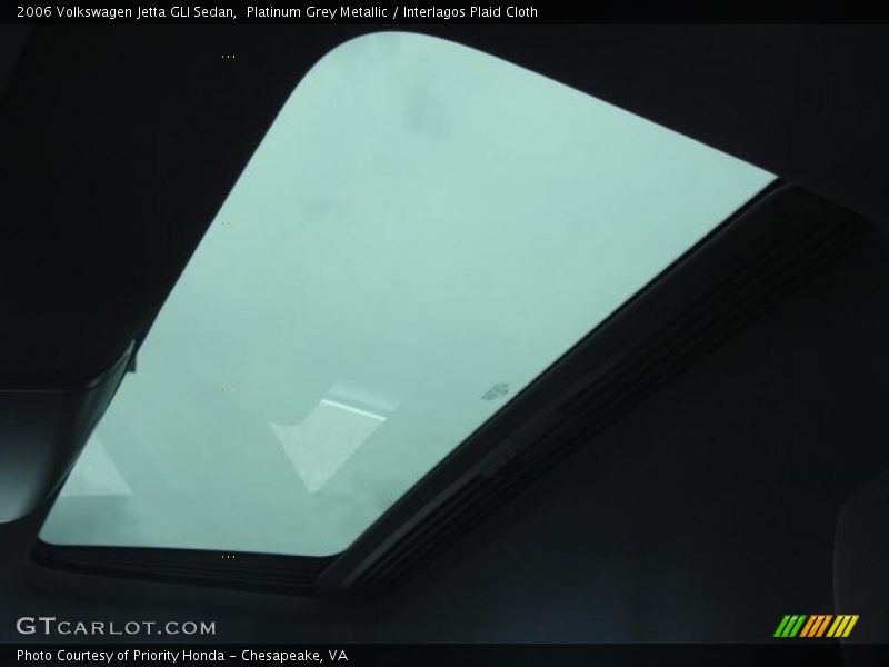 Platinum Grey Metallic / Interlagos Plaid Cloth 2006 Volkswagen Jetta GLI Sedan