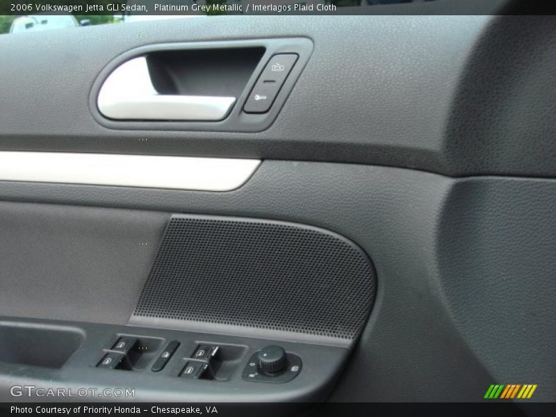 Platinum Grey Metallic / Interlagos Plaid Cloth 2006 Volkswagen Jetta GLI Sedan