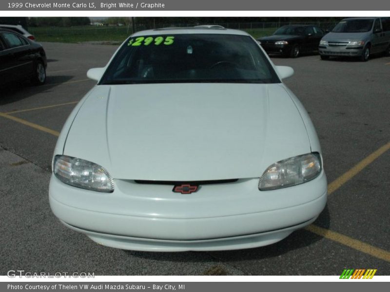 Bright White / Graphite 1999 Chevrolet Monte Carlo LS
