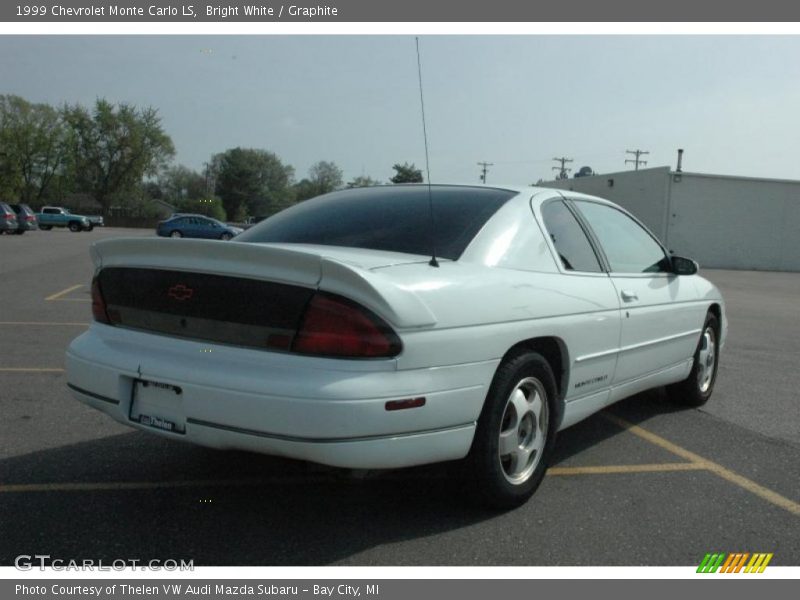 Bright White / Graphite 1999 Chevrolet Monte Carlo LS