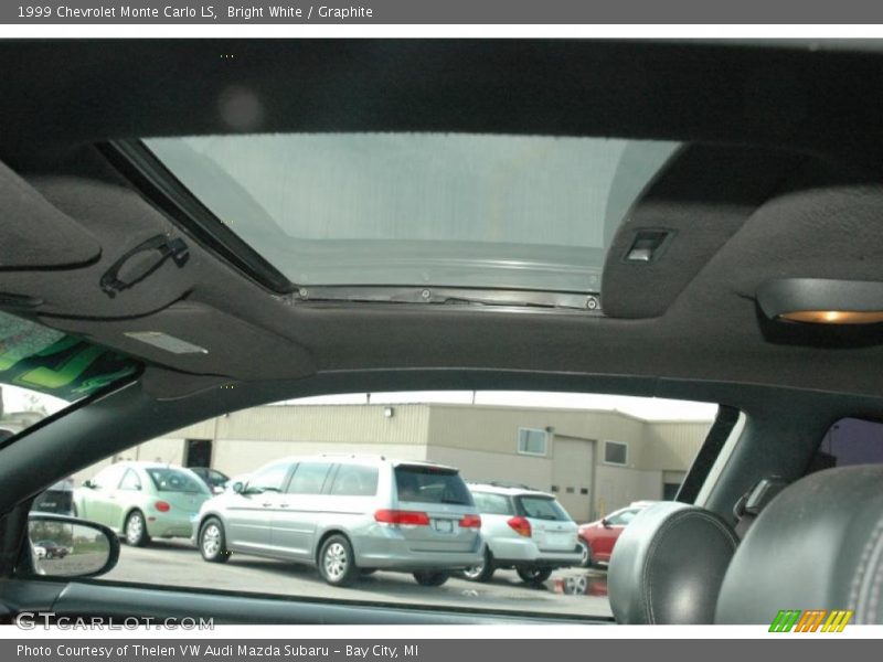 Bright White / Graphite 1999 Chevrolet Monte Carlo LS