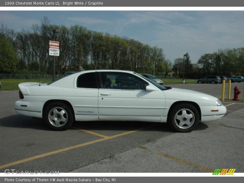 Bright White / Graphite 1999 Chevrolet Monte Carlo LS