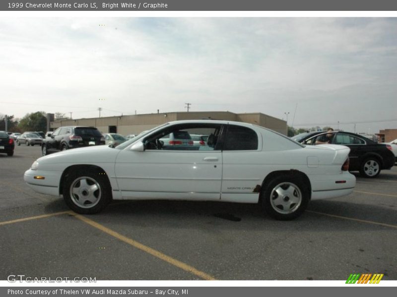 Bright White / Graphite 1999 Chevrolet Monte Carlo LS