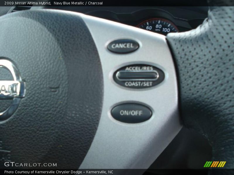 Navy Blue Metallic / Charcoal 2009 Nissan Altima Hybrid