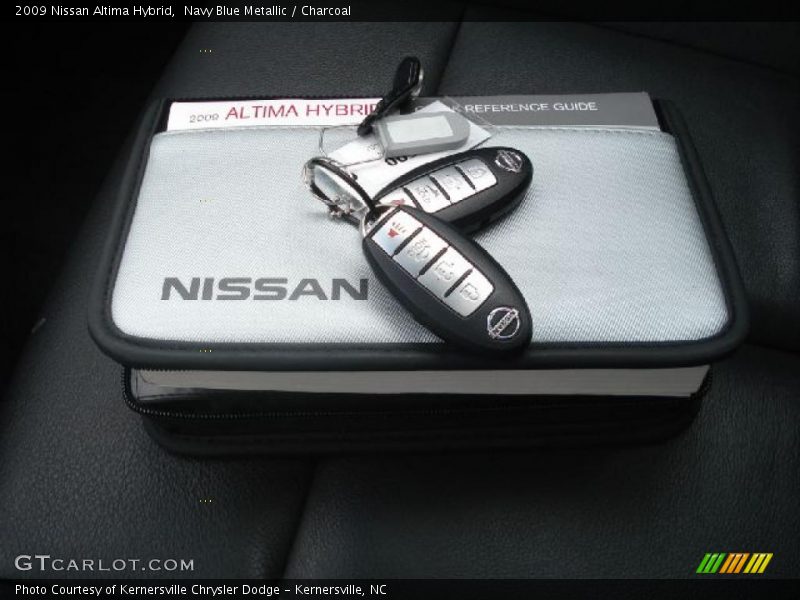 Navy Blue Metallic / Charcoal 2009 Nissan Altima Hybrid