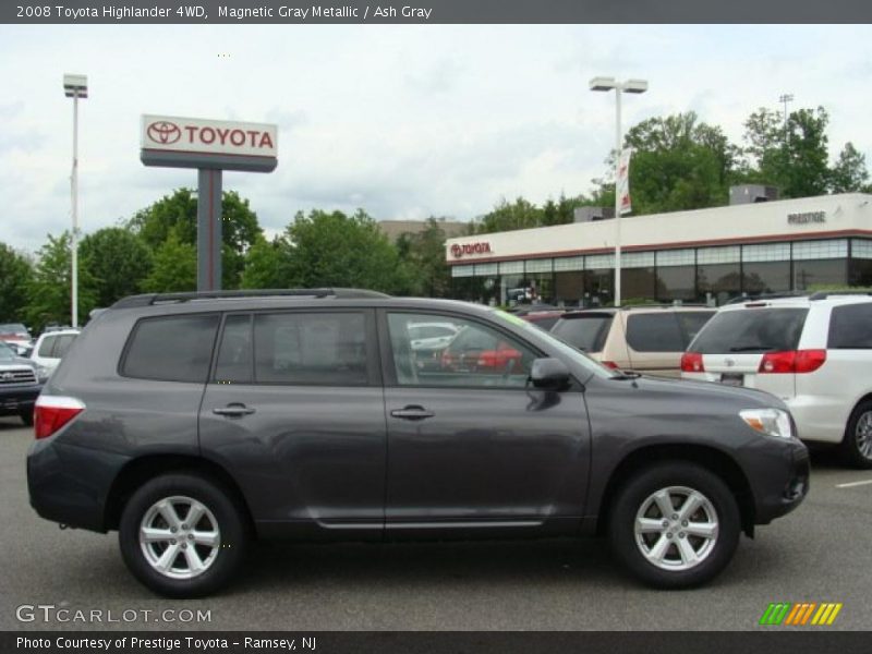 Magnetic Gray Metallic / Ash Gray 2008 Toyota Highlander 4WD