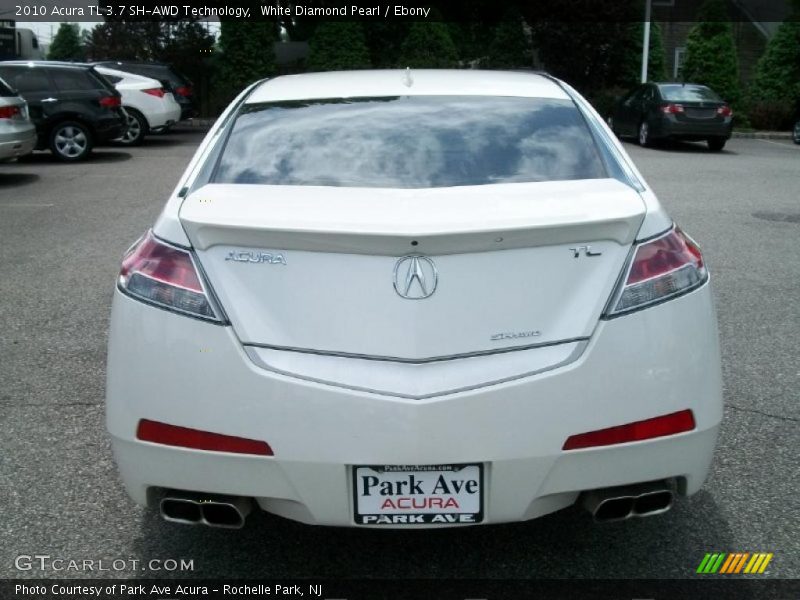 White Diamond Pearl / Ebony 2010 Acura TL 3.7 SH-AWD Technology