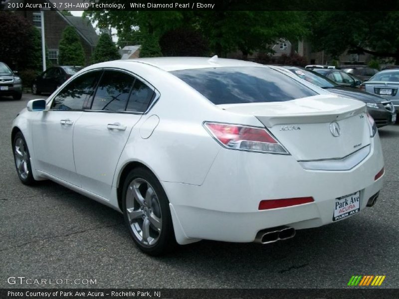 White Diamond Pearl / Ebony 2010 Acura TL 3.7 SH-AWD Technology