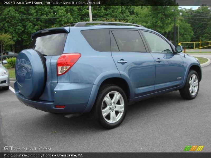 Pacific Blue Metallic / Dark Charcoal 2007 Toyota RAV4 Sport