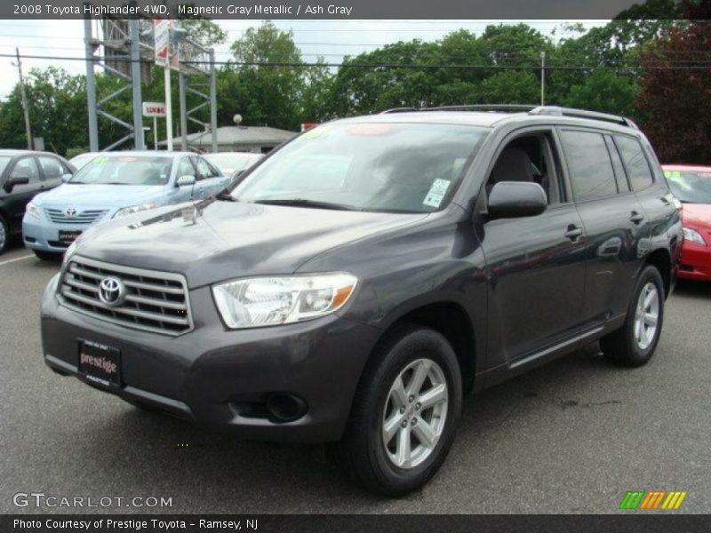 Magnetic Gray Metallic / Ash Gray 2008 Toyota Highlander 4WD