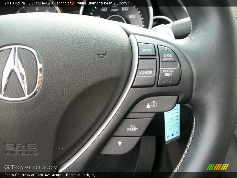 Controls of 2010 TL 3.7 SH-AWD Technology