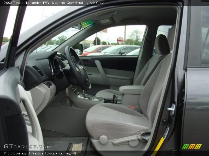 Magnetic Gray Metallic / Ash Gray 2008 Toyota Highlander 4WD