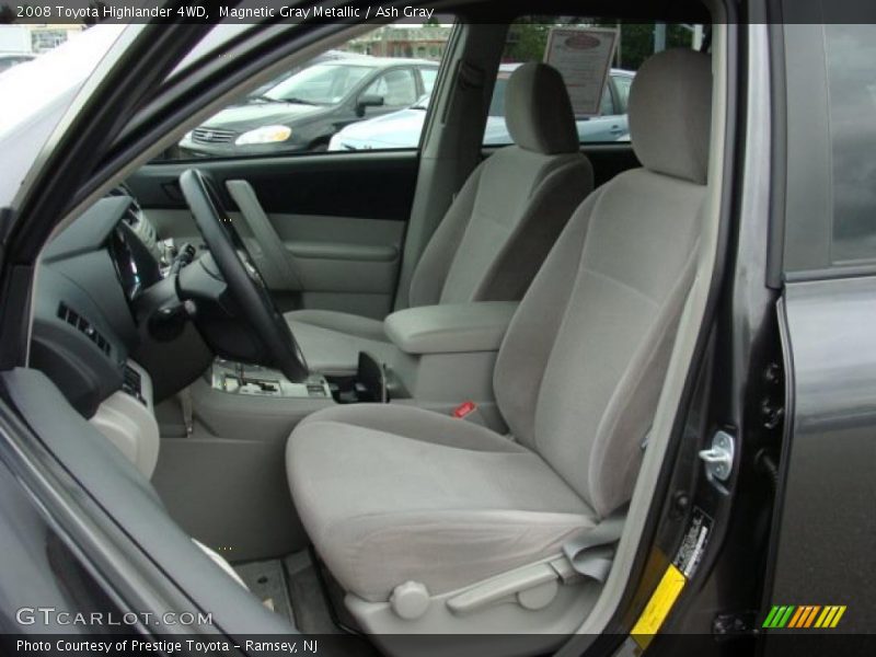 Magnetic Gray Metallic / Ash Gray 2008 Toyota Highlander 4WD