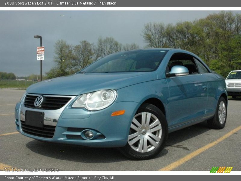 Eismeer Blue Metallic / Titan Black 2008 Volkswagen Eos 2.0T