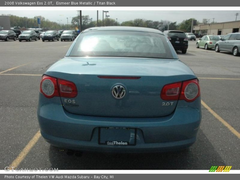 Eismeer Blue Metallic / Titan Black 2008 Volkswagen Eos 2.0T