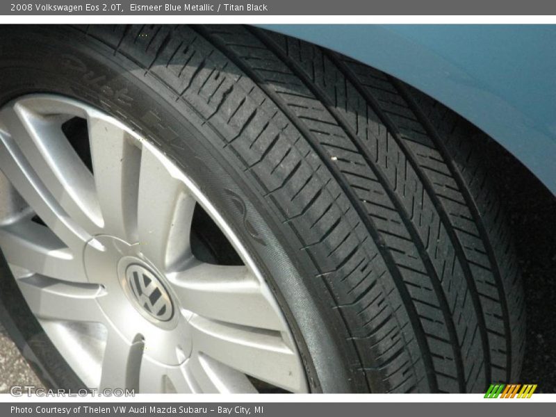 Eismeer Blue Metallic / Titan Black 2008 Volkswagen Eos 2.0T