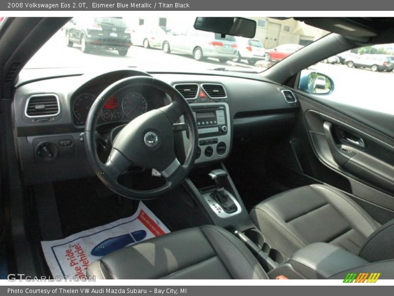 Eismeer Blue Metallic / Titan Black 2008 Volkswagen Eos 2.0T