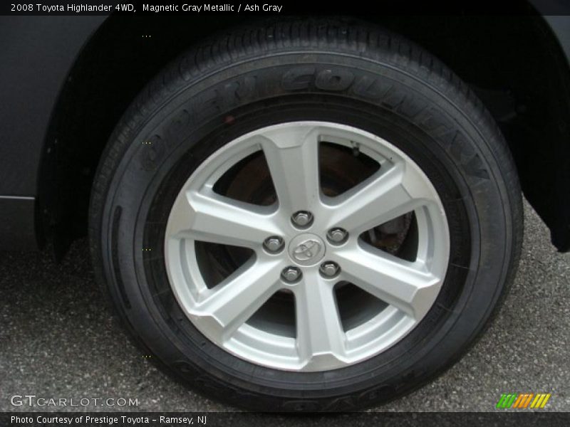Magnetic Gray Metallic / Ash Gray 2008 Toyota Highlander 4WD