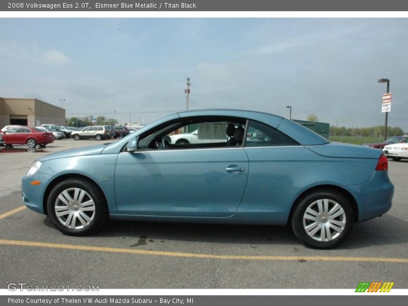 Eismeer Blue Metallic / Titan Black 2008 Volkswagen Eos 2.0T