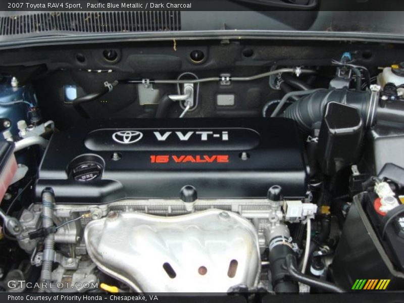  2007 RAV4 Sport Engine - 2.4 Liter DOHC 16-Valve VVT-i 4 Cylinder