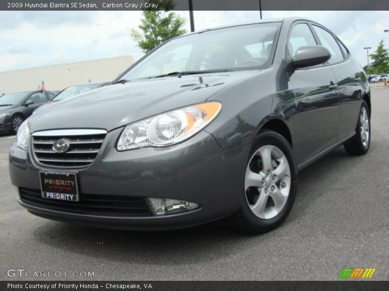 Front 3/4 View of 2009 Elantra SE Sedan