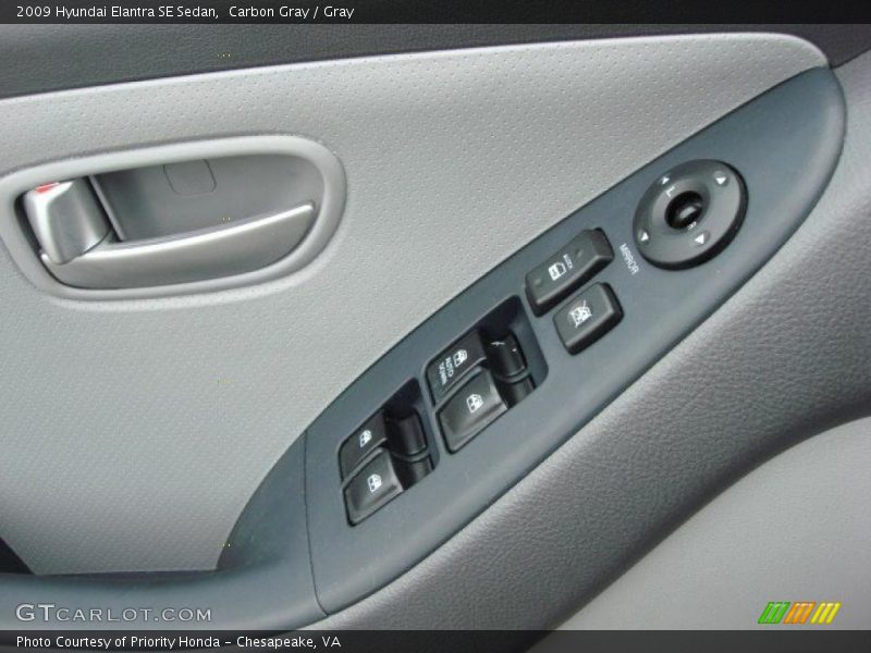 Carbon Gray / Gray 2009 Hyundai Elantra SE Sedan