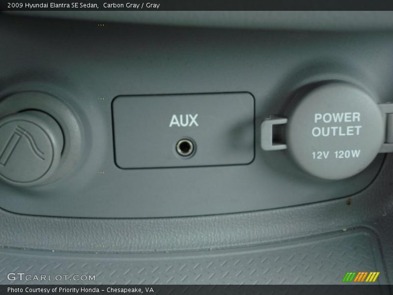 Carbon Gray / Gray 2009 Hyundai Elantra SE Sedan