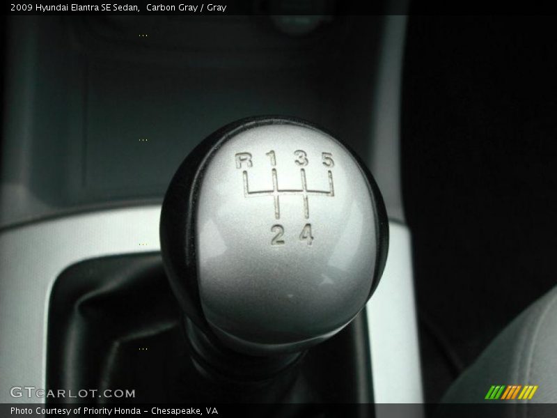  2009 Elantra SE Sedan 5 Speed Manual Shifter