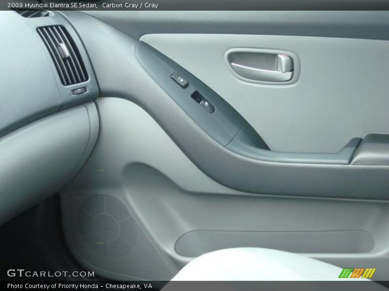 Carbon Gray / Gray 2009 Hyundai Elantra SE Sedan