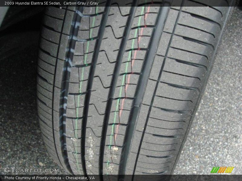Carbon Gray / Gray 2009 Hyundai Elantra SE Sedan