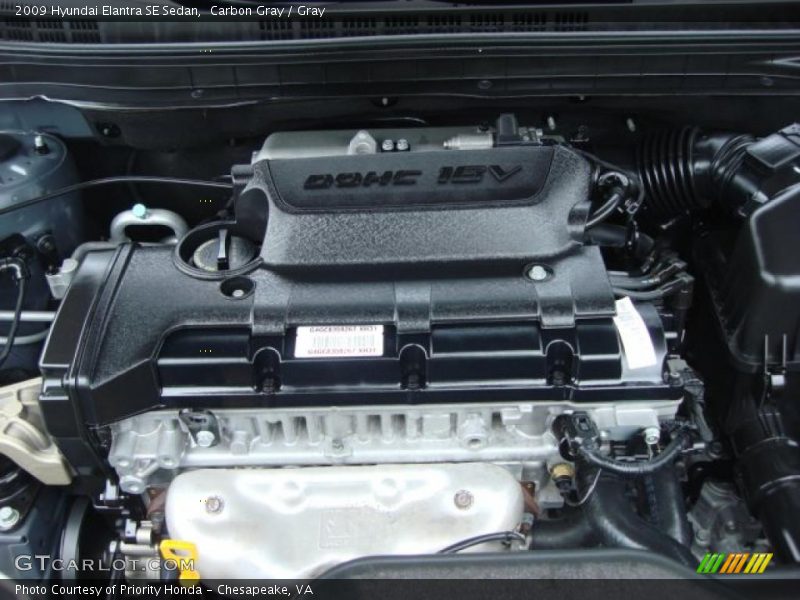 Carbon Gray / Gray 2009 Hyundai Elantra SE Sedan