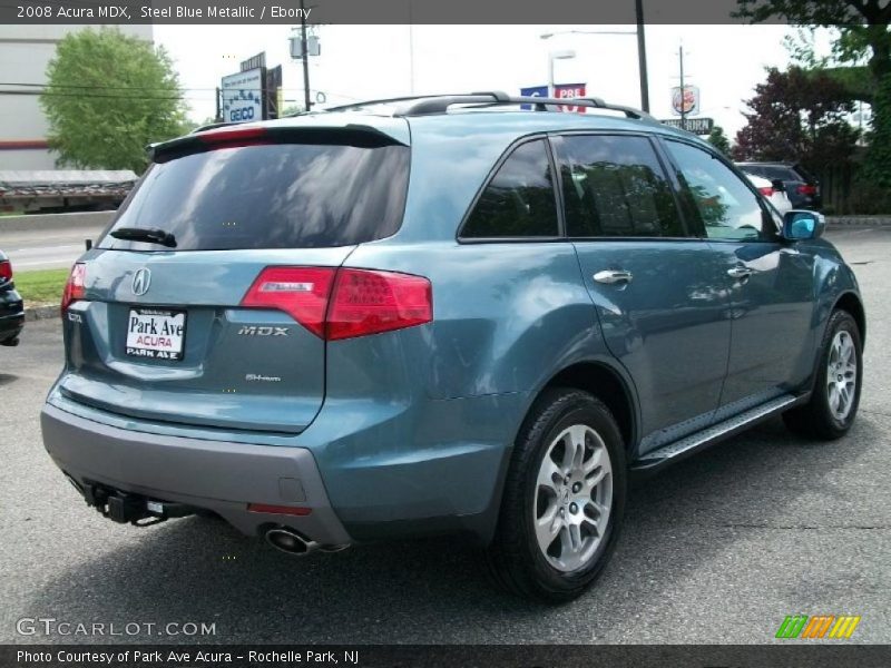 Steel Blue Metallic / Ebony 2008 Acura MDX