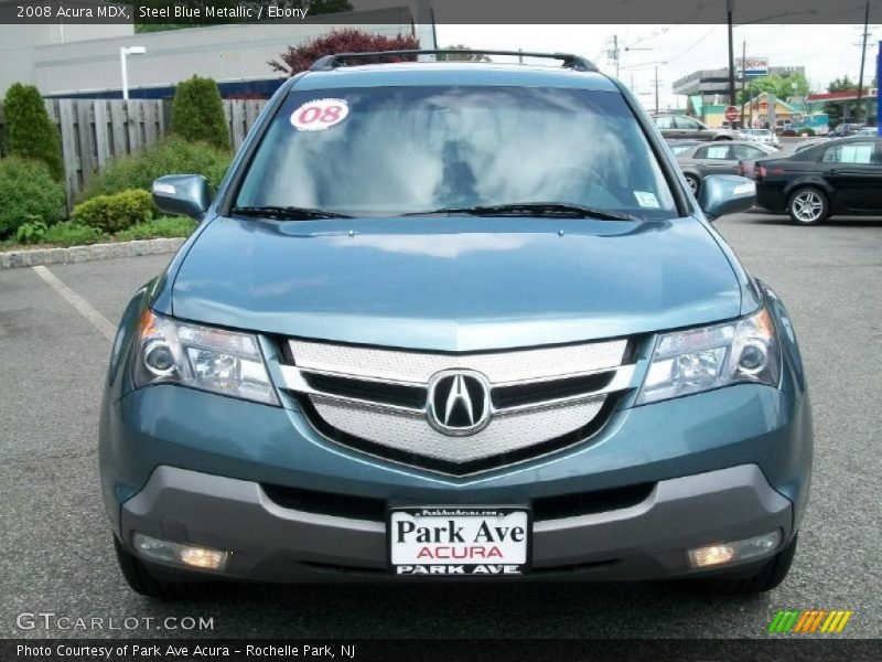 Steel Blue Metallic / Ebony 2008 Acura MDX