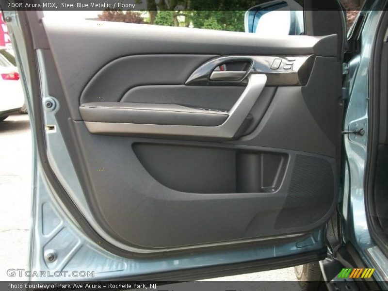 Steel Blue Metallic / Ebony 2008 Acura MDX