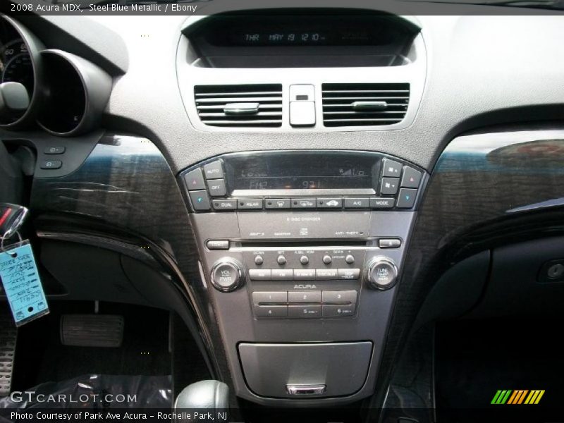 Steel Blue Metallic / Ebony 2008 Acura MDX