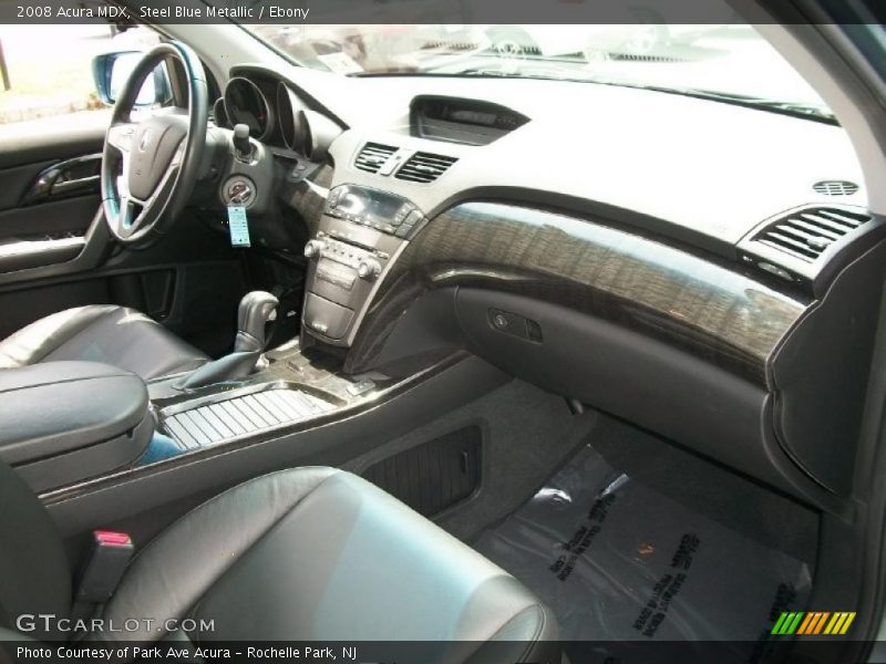 Steel Blue Metallic / Ebony 2008 Acura MDX