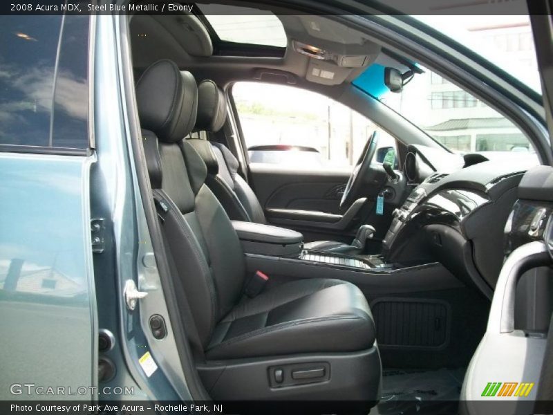 Steel Blue Metallic / Ebony 2008 Acura MDX